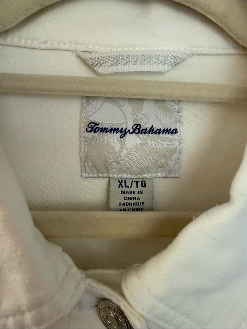 Tommy Bahama Ella Twill WhiteJean Jacket - Picture 6 of 6